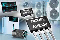 Diodes 公司推出先進的銻化銦霍爾器件傳感器，適用于旋轉和電流檢測產品應用
