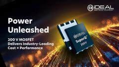 iDEAL半導體宣布推出具有行業領先性價比的200 V SuperQ MOSFET系列