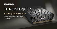 QNAP 推出高密度 4U 60 盤位 SAS/SATA JBOD，單臺實現 PB 級存儲 