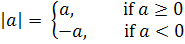 absolute value definition