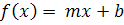 linear function