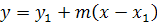 point slope