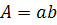 area of a rectangle