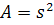 area of a square