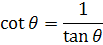 tangent reciprocal identity