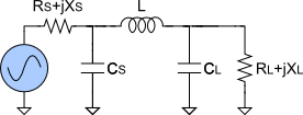 pi low pass circuit topoplogy