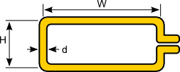 rectangle loop of wire